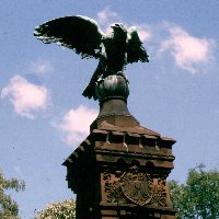 Adler von Kriegerdenkmal in Oberursel 1870/71
