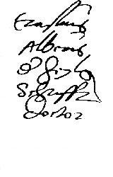 signatur Erasmus Alberus